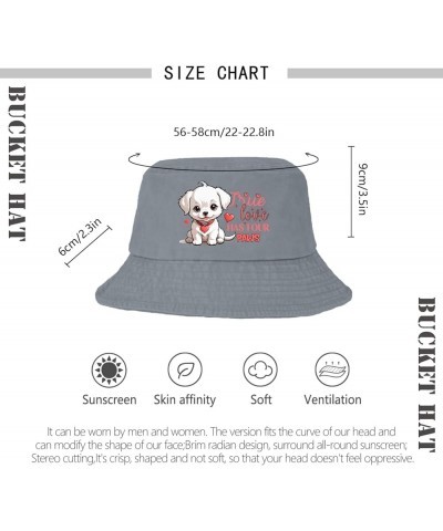 True Love Had Four Paws Bucket Hat Bucket Hats Packable Mens Hats for Camping Accessories for Hiking Must Light Grey $11.42 B...