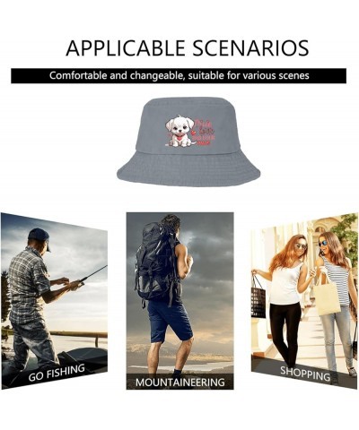 True Love Had Four Paws Bucket Hat Bucket Hats Packable Mens Hats for Camping Accessories for Hiking Must Light Grey $11.42 B...