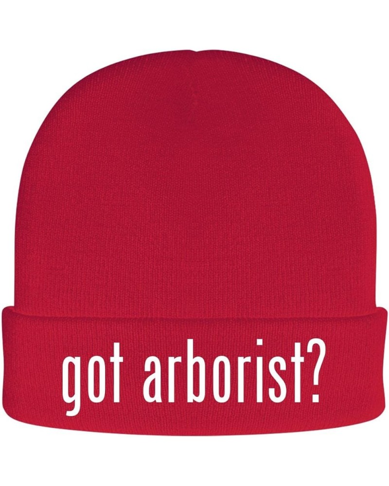 got Arborist? - Soft Adult Beanie Cap Red $17.18 Skullies & Beanies