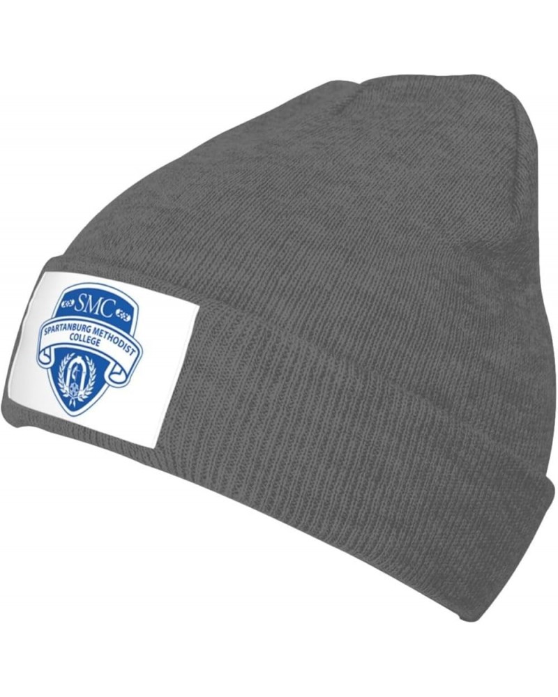 Spartanburg A Methodist College Logo Stretch Knit Hat for Men Women Winter Warm Cap Deep Heather $7.22 Skullies & Beanies