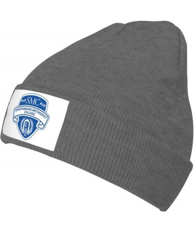 Spartanburg A Methodist College Logo Stretch Knit Hat for Men Women Winter Warm Cap Deep Heather $7.22 Skullies & Beanies