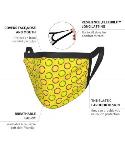 Women and Men Washable Face Mask Reusable Balaclavas Protection for Daily Decor, 3 Pcs Pattern (302) $10.19 Balaclavas