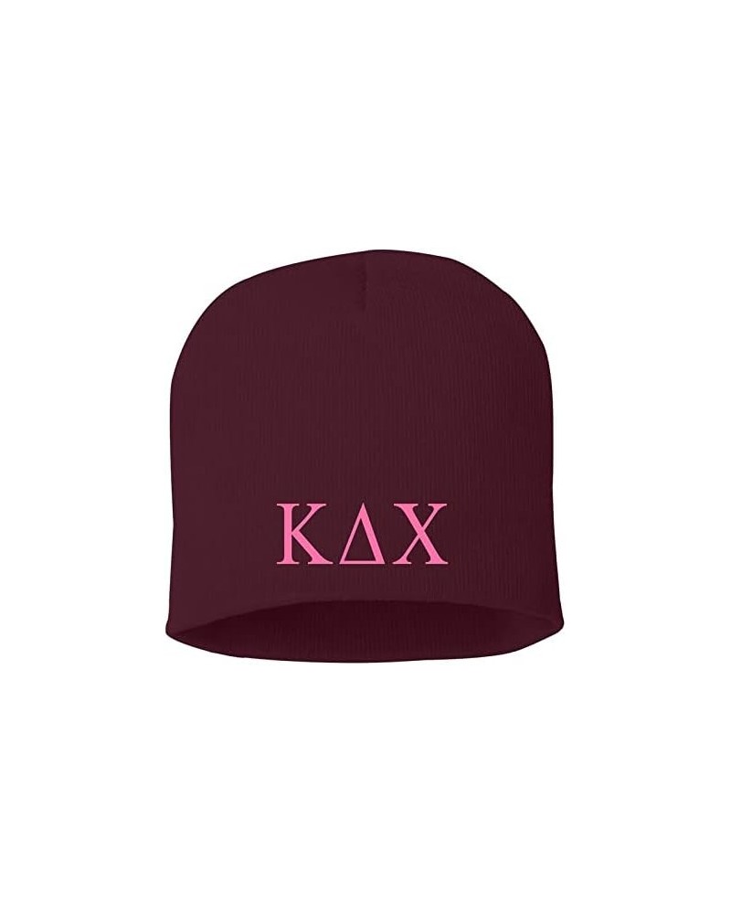 Kappa Delta Chi 8 Inch Beanie Maroon $16.30 Skullies & Beanies