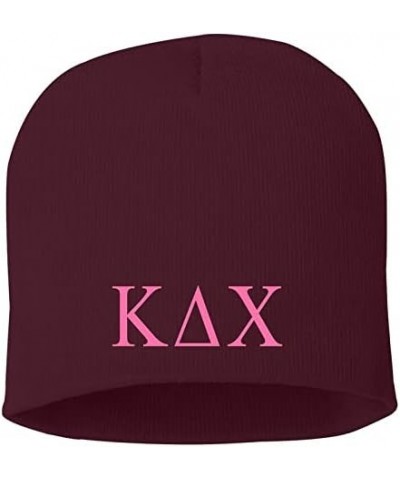 Kappa Delta Chi 8 Inch Beanie Maroon $16.30 Skullies & Beanies