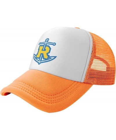 Rollins College Trucker Hats for Both Men and Women - Mesh Baseball Snapback Hats Orange $10.28 Baseball Caps