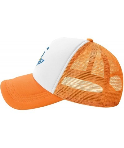 Rollins College Trucker Hats for Both Men and Women - Mesh Baseball Snapback Hats Orange $10.28 Baseball Caps