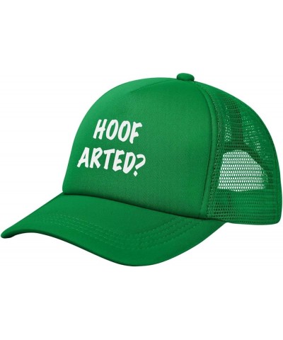 Hoof Arted Black Dad Hat Men Women Mesh Baseball Cap Adjustable Fashion Trucker Hat Black Green $8.66 Baseball Caps