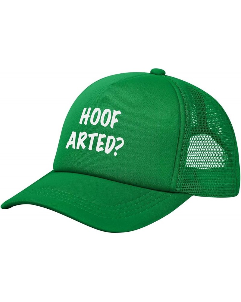 Hoof Arted Black Dad Hat Men Women Mesh Baseball Cap Adjustable Fashion Trucker Hat Black Green $8.66 Baseball Caps