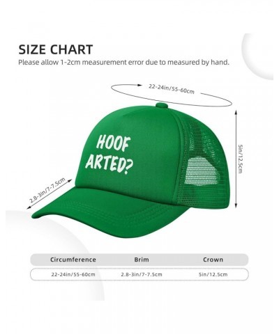 Hoof Arted Black Dad Hat Men Women Mesh Baseball Cap Adjustable Fashion Trucker Hat Black Green $8.66 Baseball Caps