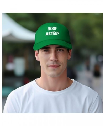 Hoof Arted Black Dad Hat Men Women Mesh Baseball Cap Adjustable Fashion Trucker Hat Black Green $8.66 Baseball Caps