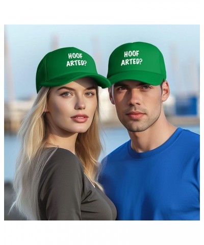 Hoof Arted Black Dad Hat Men Women Mesh Baseball Cap Adjustable Fashion Trucker Hat Black Green $8.66 Baseball Caps