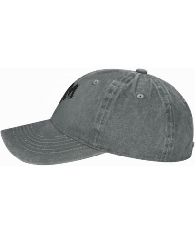 Trucker Caps Baseball Cap with Your Text Funny Baseball Cap Slogan Hat Gray4 $9.48 Baseball Caps