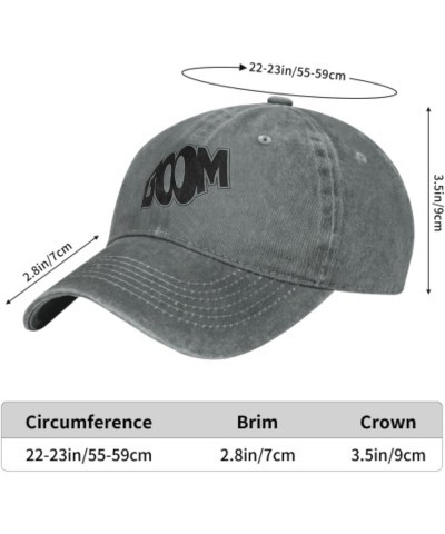 Trucker Caps Baseball Cap with Your Text Funny Baseball Cap Slogan Hat Gray4 $9.48 Baseball Caps