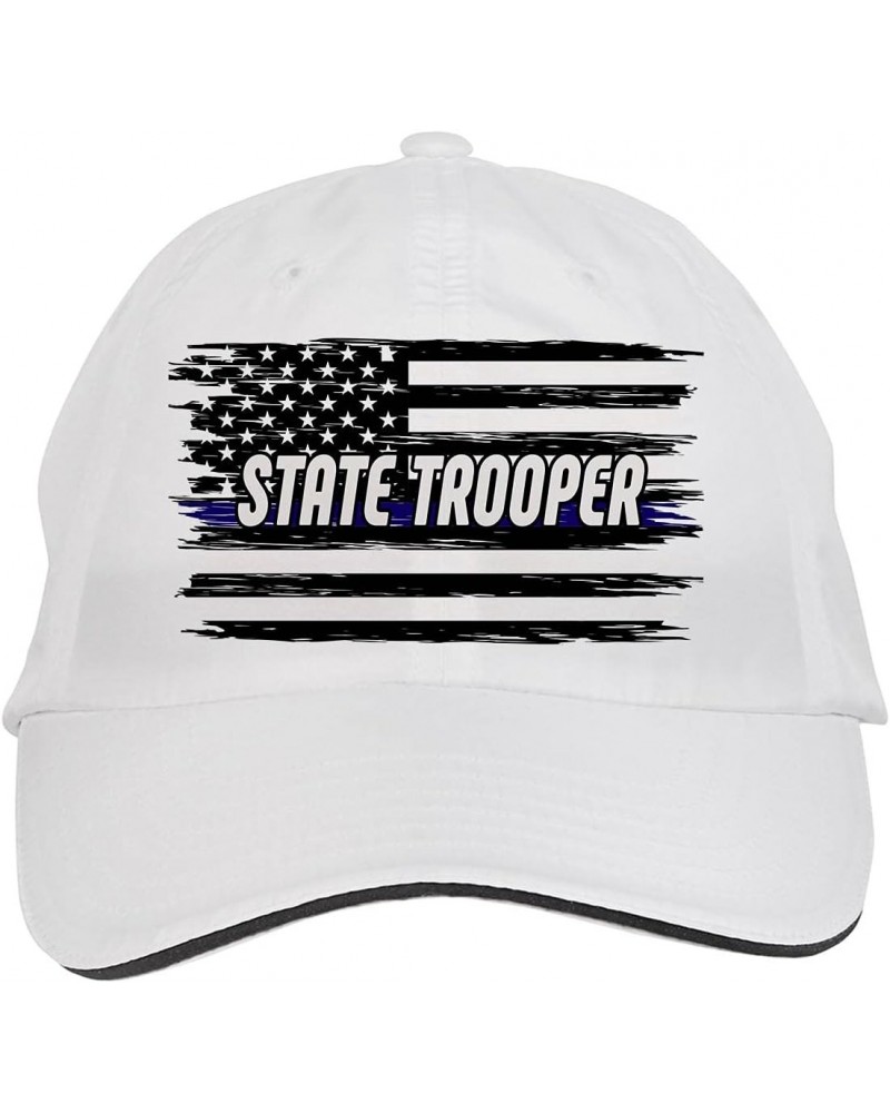 State Trooper Cop, Police Hat Adjustable Cap, Desy8 White $9.89 Baseball Caps