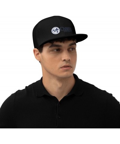 Cabrini University Logo Hats for Men Flat Bill Fitted Caps Hiphop Rap Adjustable Baseball Trucker Dad Hat Black $17.86 Baseba...