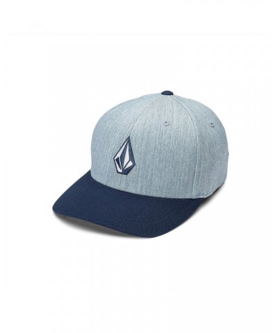 Men's Full Stone Heather Xfit Hat Navy 2 $12.20 Baseball Caps