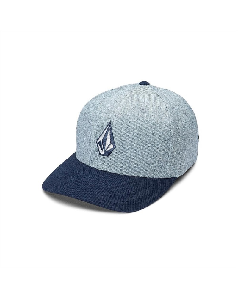 Men's Full Stone Heather Xfit Hat Navy 2 $12.20 Baseball Caps