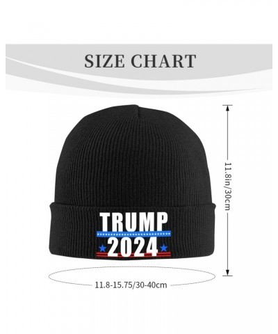 Trump 2024 1 Knit Winter Cap Cozy Winter Essential Ultimate Warmth Men Women Black $11.69 Skullies & Beanies