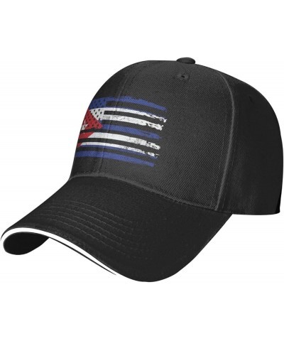 Cuba Flag Cuban Baseball Cap Black $9.02 Baseball Caps