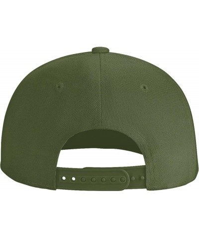 Blackwith Your RackHat Baseball Cap Workout Hats with Adjustable Strap Moss Green $11.08 Baseball Caps