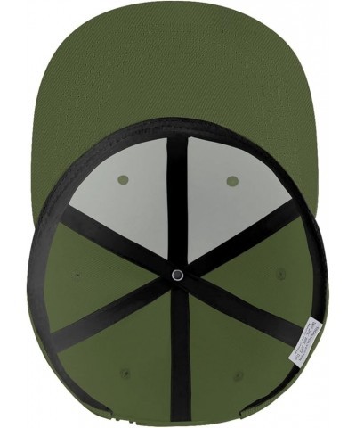 Blackwith Your RackHat Baseball Cap Workout Hats with Adjustable Strap Moss Green $11.08 Baseball Caps