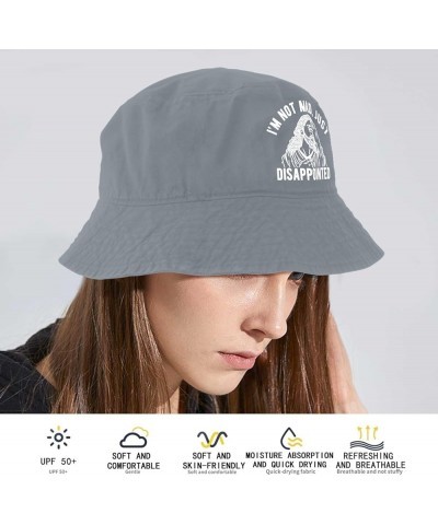 I'm Not Mad,just Disappointed Bucket Hat Bucket Hats Vintage Women Hats Golf Accessories for Vacation Must Haves Light Grey $...