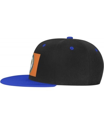 Flag of Orange County, Ny Baseball Cap for Men Women Snapback Hat Adjustable Flat Bill Hats Blue $9.89 Baseball Caps