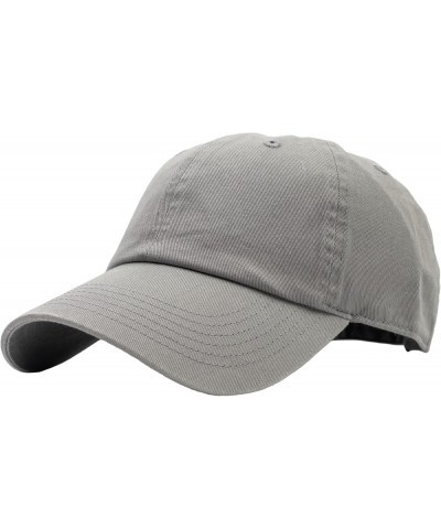 Unisex Classic Low Profile Cotton Baseball Cap Plain Blank Camoflauge Soft Unconstructed Adjustable Size Dad Hat Grey $8.69 B...