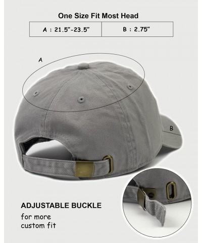 Unisex Classic Low Profile Cotton Baseball Cap Plain Blank Camoflauge Soft Unconstructed Adjustable Size Dad Hat Grey $8.69 B...