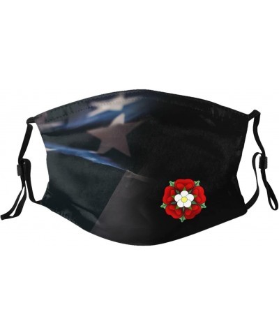 Anne Boleyn Tudor Rose Face Mask Adjustable Breathable Balaclava with Filter $9.81 Balaclavas