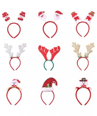 Christmas Headband/Hairpin Santa Snowman Antlers Headband Hair Band Children's Holiday Party Decorations Hair Accessories $13...