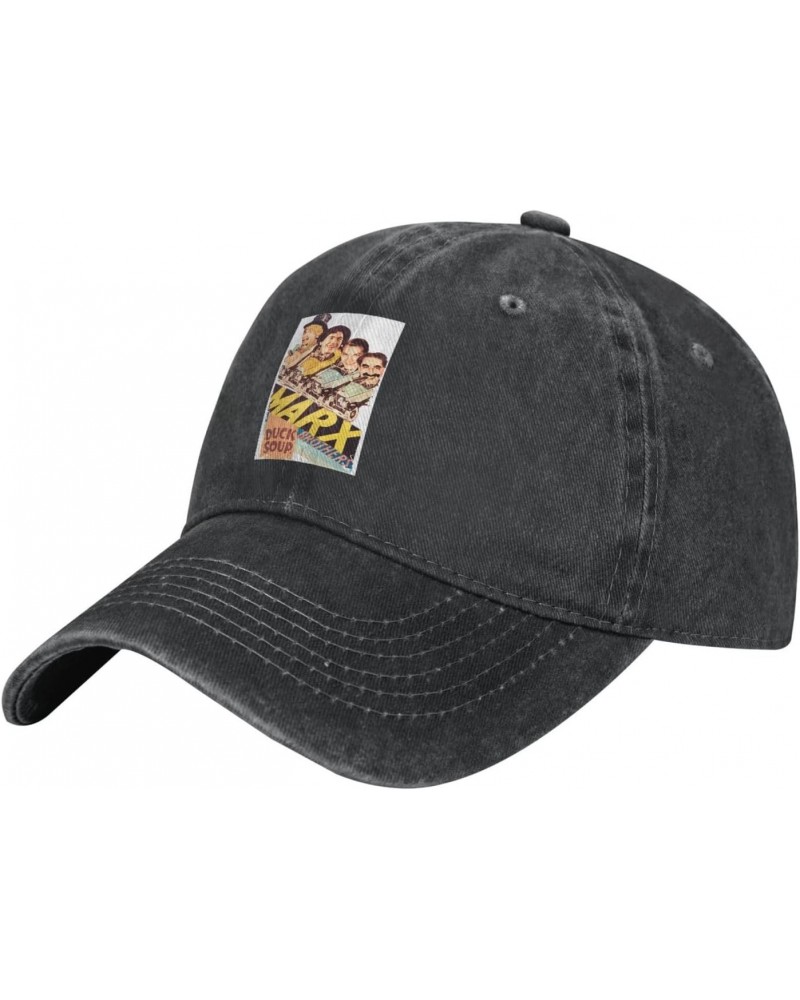 Marx Brothers Hat Casquette Unisex Denim Cap Male and Female Actor Adults Baseball Cap, Black $9.87 Baseball Caps