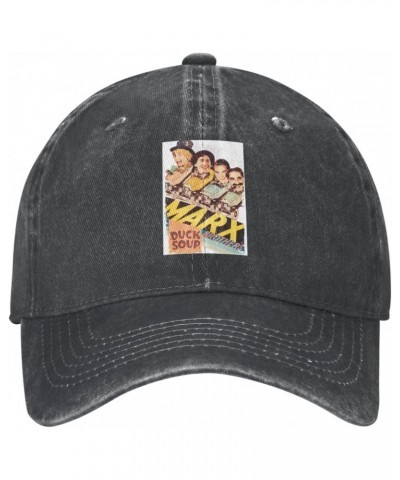 Marx Brothers Hat Casquette Unisex Denim Cap Male and Female Actor Adults Baseball Cap, Black $9.87 Baseball Caps