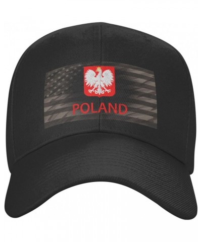 Support Poland Classic Duckbill Caps for Stylish Sun Protection Outdoor Black $12.47 Baseball Caps