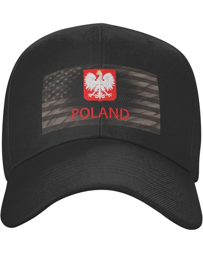 Support Poland Classic Duckbill Caps for Stylish Sun Protection Outdoor Black $12.47 Baseball Caps