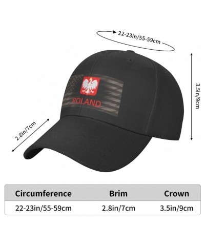 Support Poland Classic Duckbill Caps for Stylish Sun Protection Outdoor Black $12.47 Baseball Caps