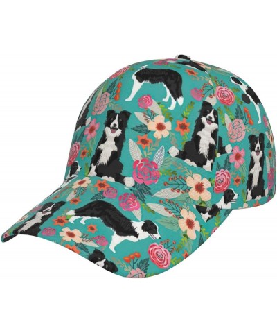 Books Print Baseball Cap Dad Caps Adjustable Sport for Girls Women Men Hats Classic Fashion Casual Border Collie Florals $11....