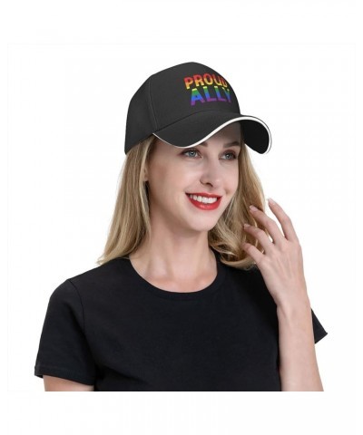 Pride Month LGBTQ Gay Pride Ally Men's Woman Baseball Cap Fashion Adjustable Mesh Hat Unisex Denim Hat Black $10.69 Baseball ...