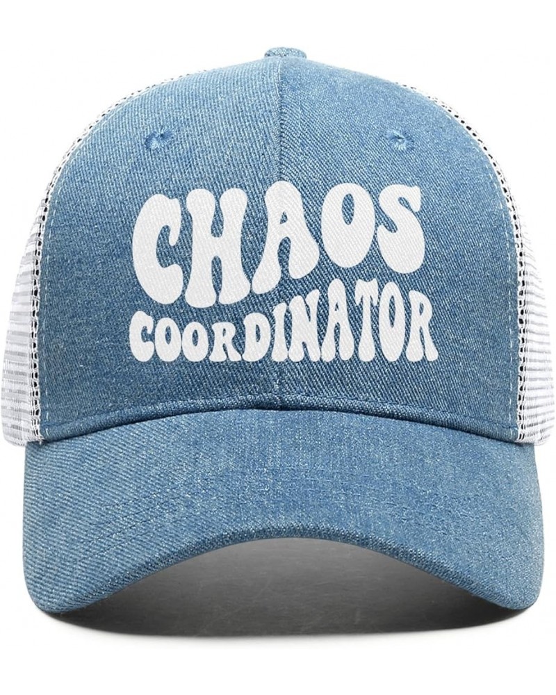 Chaos Coordinator Gifts for Men Chaos Coordinator Hat Baseball Cap Trucker Boss Day Gifts for Women Men Funny Blue-2 $12.47 B...