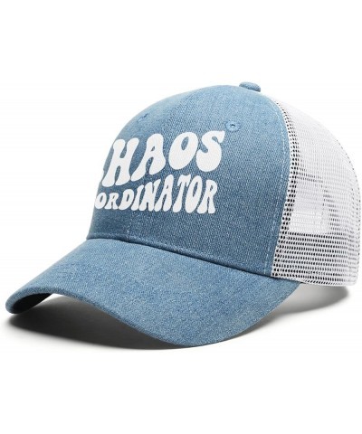 Chaos Coordinator Gifts for Men Chaos Coordinator Hat Baseball Cap Trucker Boss Day Gifts for Women Men Funny Blue-2 $12.47 B...