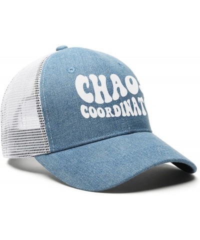 Chaos Coordinator Gifts for Men Chaos Coordinator Hat Baseball Cap Trucker Boss Day Gifts for Women Men Funny Blue-2 $12.47 B...