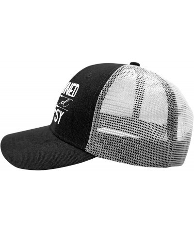 Tanned and Tipsy Hat for Men Baseball Cap Stylish Washed Ball Caps Light Weight Allblack $10.78 Baseball Caps