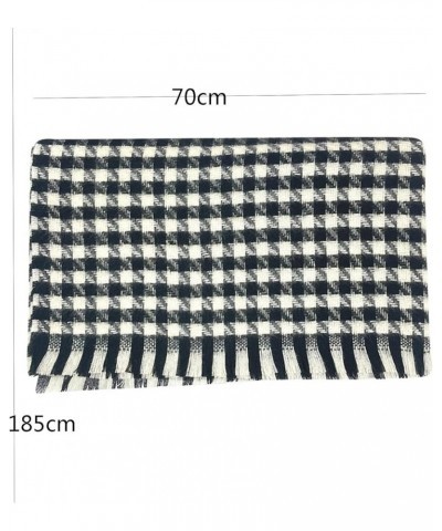 Scarfs Hat Women Fashion Long Shawl Grid Winter Warm Chidori GridLarge Scarf F $12.55 Scarves