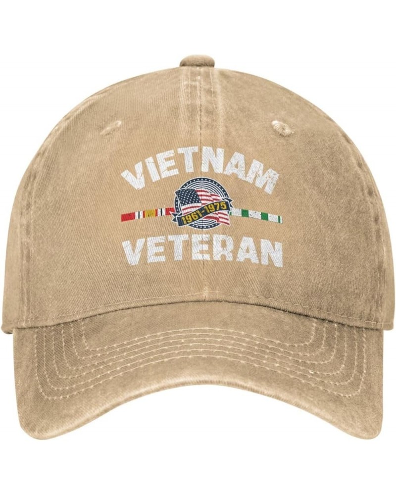 Vietnam Veteran Hat 1961-1975 Vietnam Veteran USA Flag Freedom Dayfighter Vietnam War Trucker Hat Baseball Cap Natural $10.99...