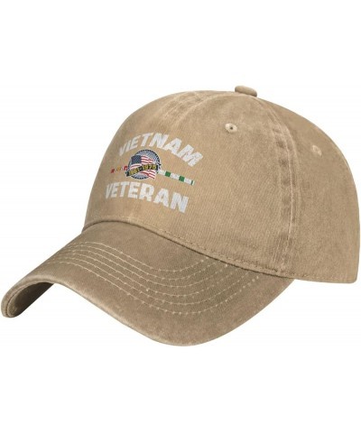 Vietnam Veteran Hat 1961-1975 Vietnam Veteran USA Flag Freedom Dayfighter Vietnam War Trucker Hat Baseball Cap Natural $10.99...