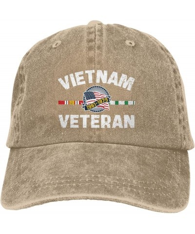 Vietnam Veteran Hat 1961-1975 Vietnam Veteran USA Flag Freedom Dayfighter Vietnam War Trucker Hat Baseball Cap Natural $10.99...