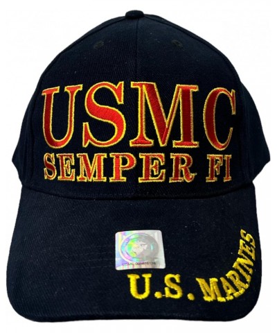 US Marines Black Embroidered Twill Baseball Cap Hat $15.95 Baseball Caps