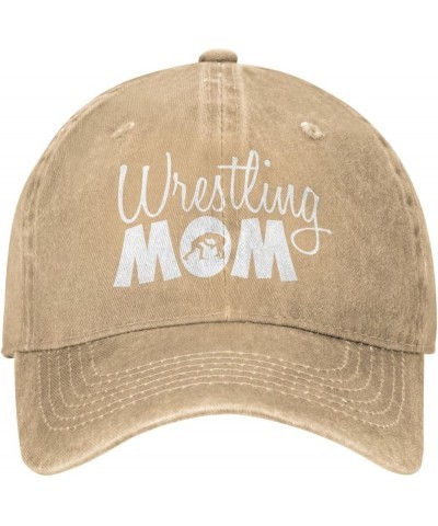 Wrestling Mom Cowboy Cap Adjustable Classic Vintage Baseball Cap for Men Women Black Natural $13.43 Cowboy Hats