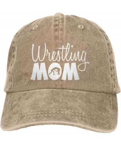 Wrestling Mom Cowboy Cap Adjustable Classic Vintage Baseball Cap for Men Women Black Natural $13.43 Cowboy Hats