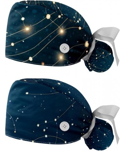 Galaxy Star Sky Women's and Men's Cap Working Hat One Size Multiple Color 2-Pack Color 9 $11.43 Skullies & Beanies